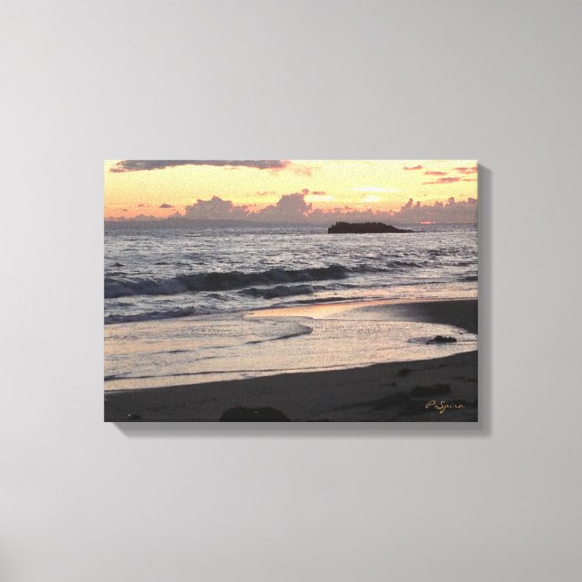 Sunset Beach Canvas Print (Front)