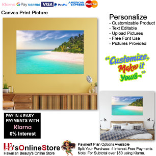 Sunset Beach Canvas Print Picture  10