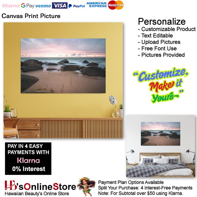 Sunset Beach Canvas Print Picture 21 (Sunset Beach Canvas Print Picture 21.)