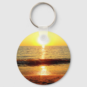 Sunset beach, Cape May NJ Keychain