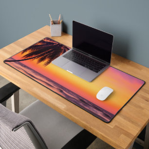 Sunset Beach  Desk Mat
