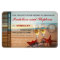 sunset beach destination save the date magnets