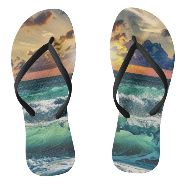 Sunset Beach Flip Flops (Footbed)