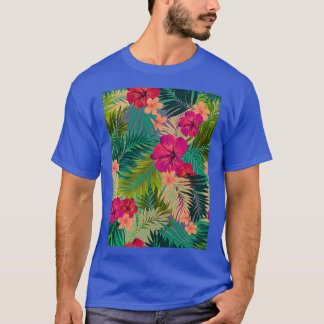 Sunset beach hot summer tropical pattern T-Shirt