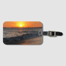 Sunset Beach Luggage Tags