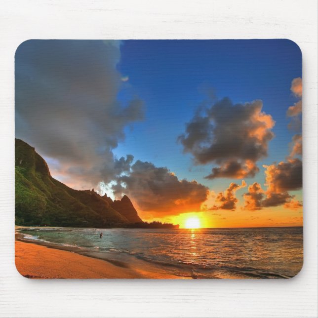 Sunset Beach Mouse Pad (Front)