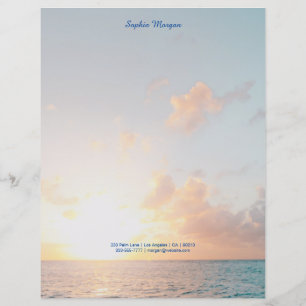 Sunset Beach, Name/Contact Info in Blue, Vs 2