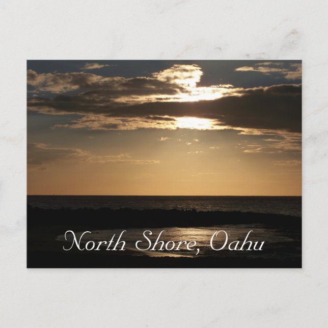 Sunset Beach, Oahu Postcard (Front)