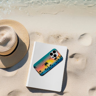 Sunset Beach Palm Tree Case-Mate iPhone 14 Pro Case