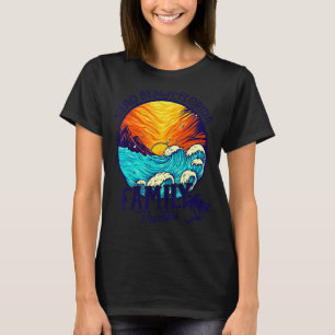 Sunset Beach Retro Vero Beach Florida Family Vacat T-Shirt