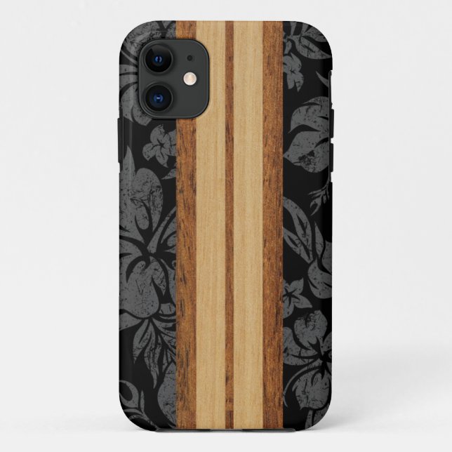 Sunset Beach Surfboard Hawaiian iPhone 5 Coques (Dos)