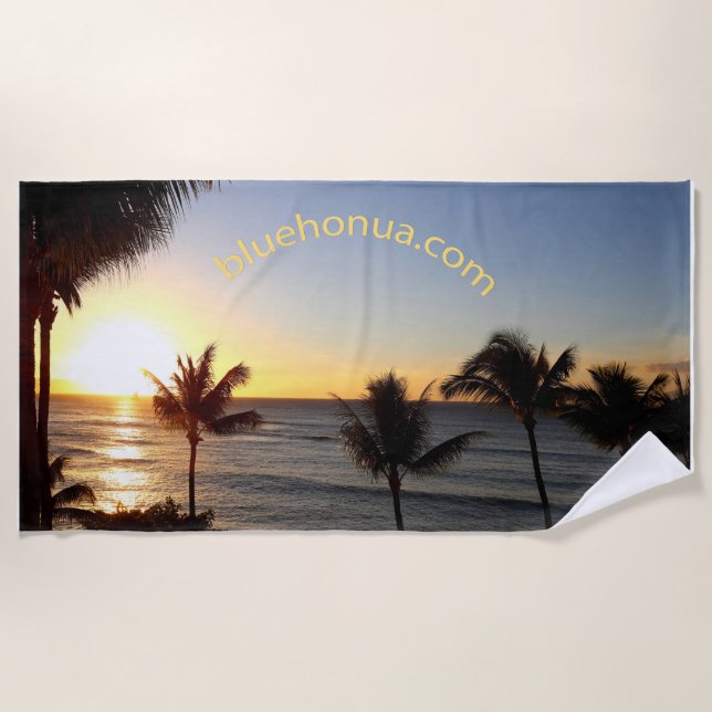 Sunset beach towel (Front)