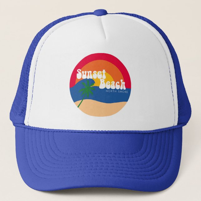 Sunset Beach Trucker Hat (Front)