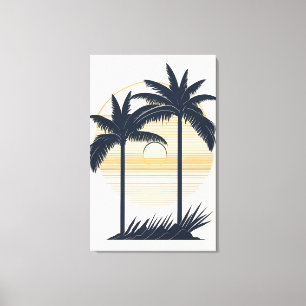 Sunset Beach View Wall Art