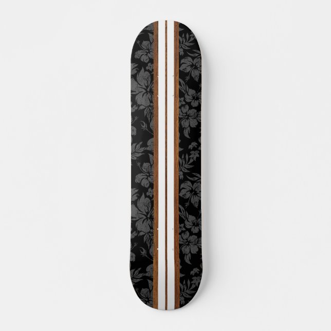 Sunset Beach Vintage Surf Skateboard (Front)