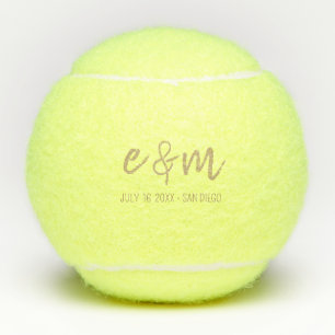 Sunset Beach Wedding Favor Oceanside Wedding Tennis Balls