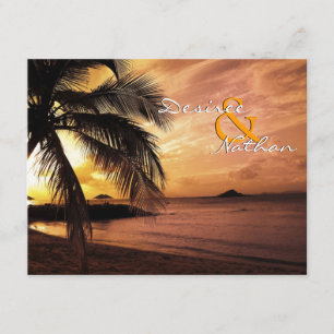 Sunset Beach Wedding RSVP