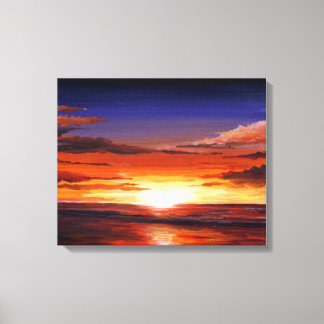 SUNSET BEAUTY- ACRYLIC ON CANVAS PAINTING