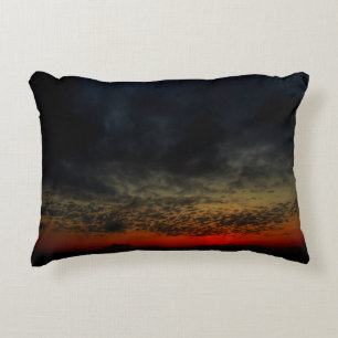 Sunset Before the Storm Accent Pillow
