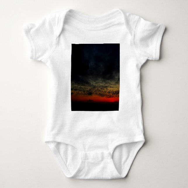 Sunset Before the Storm Baby Bodysuit (Front)