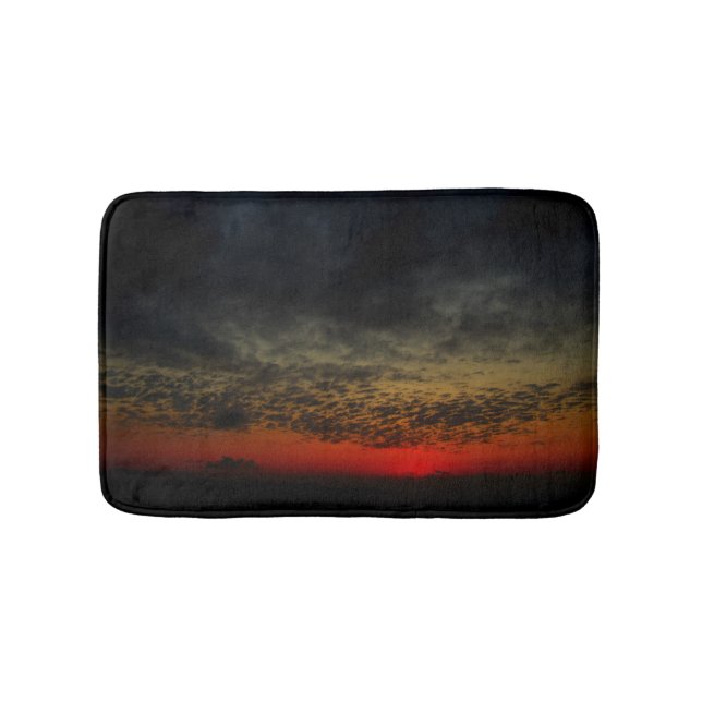 Sunset Before the Storm Bath Mat (Front)