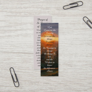 Sunset Blessings and Prayers Sympathy Card