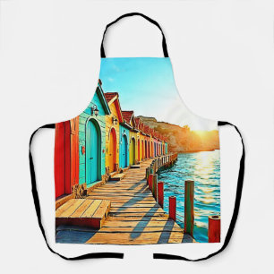 Sunset Bliss: Seaside Hues Apron