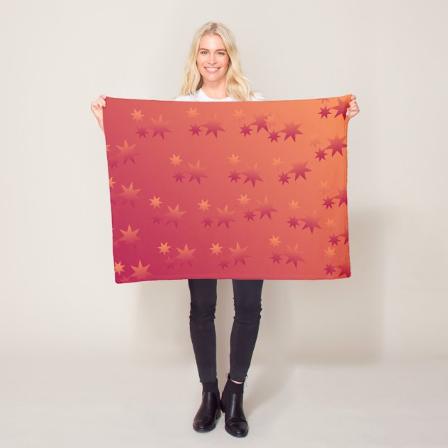 Sunset Bloom Cozy Throw Blanket (In Situ)