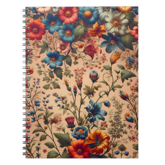 Sunset Bloom Garden Notebook