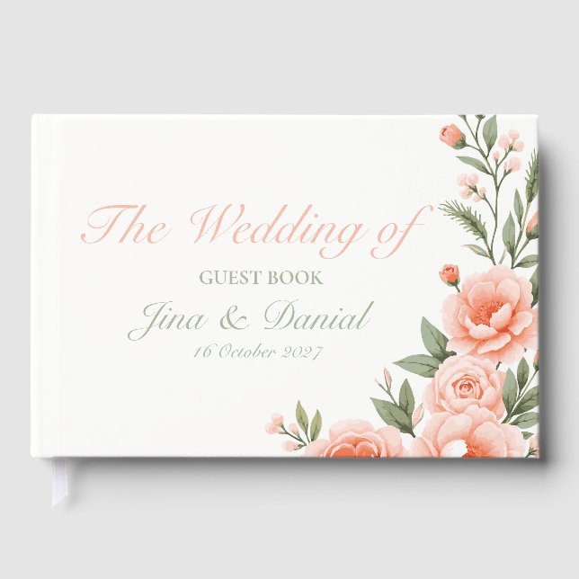 Sunset Bloom Guest Book (Front)