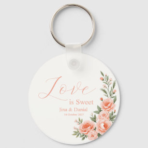 Sunset Bloom Keychain