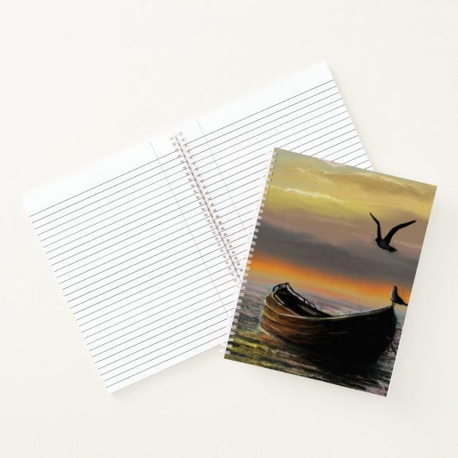 Sunset Boat Notebook (Inside)