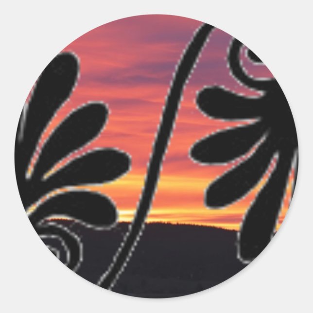 Sunset Border Sticker (Front)