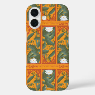 Sunset Botanical Panel Pattern - The White Lotus iPhone 16 Case