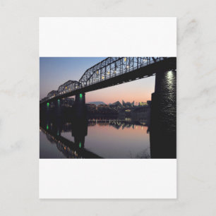 Sunset Bridge Postcard