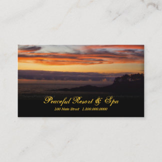 Sunset Business Card