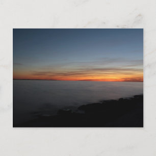 sunset by lake, Kingston, Ontario, Canada Postcard