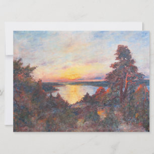Sunset by the Coast (by Kimon Loghi) Card