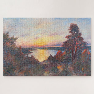 Sunset by the Coast (by Kimon Loghi) Jigsaw Puzzle