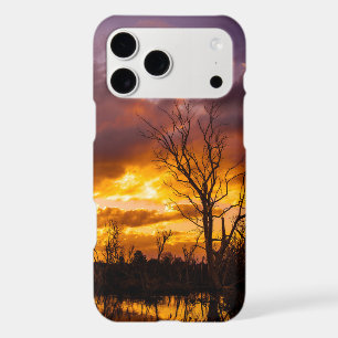 Sunset by the lake
