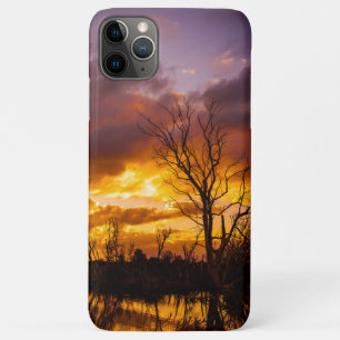 Sunset by the lake iPhone 11 pro max case
