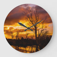 Sunset by the lake