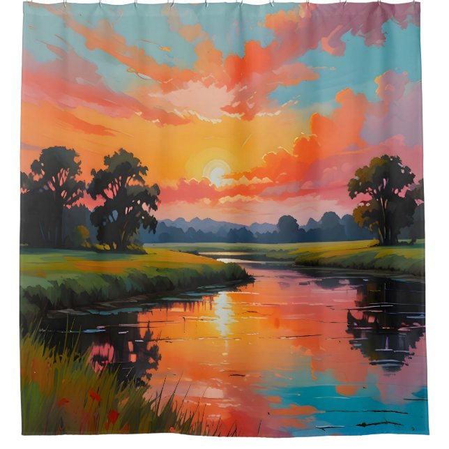 Sunset by the River (Front)