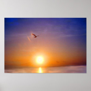 Sunset Calm Poster
