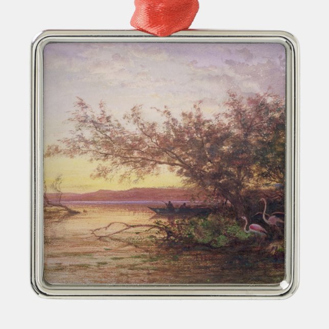 Sunset, Camargue Metal Ornament (Front)