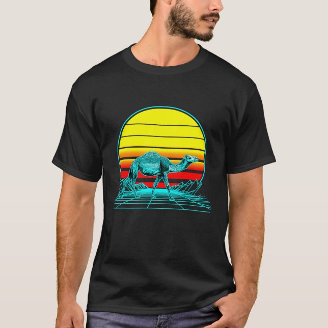  Sunset Camel  T-Shirt (Front)