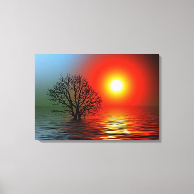 Sunset Canvas Print (Front)