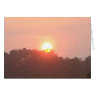 Sunset card