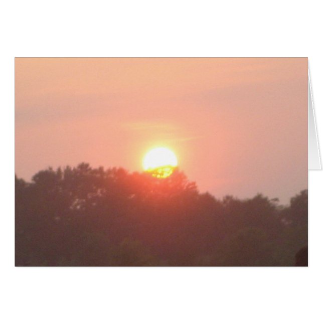Sunset card (Front Horizontal)
