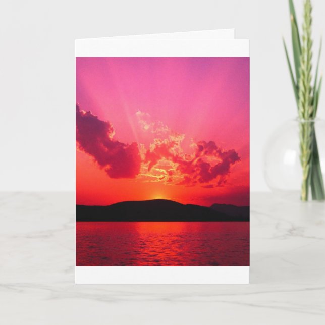 SUNSET CARD (Front)